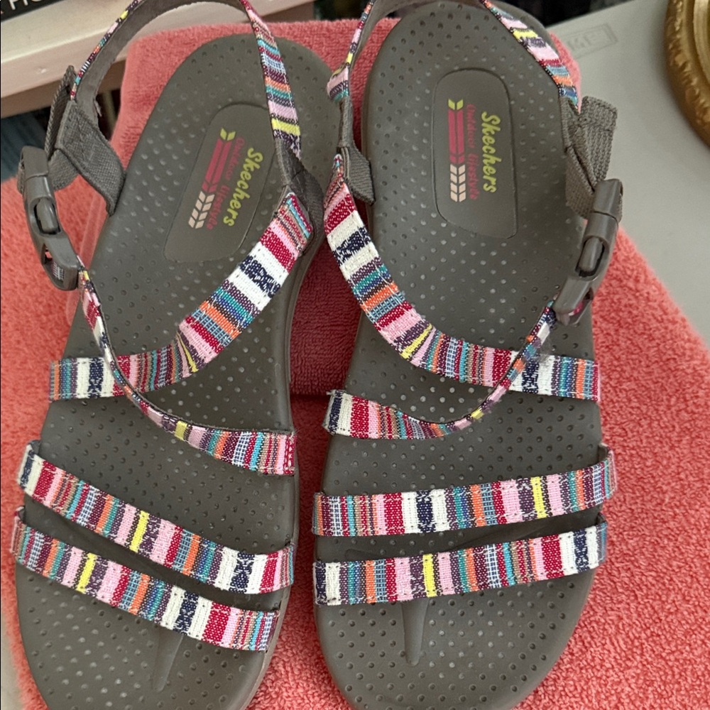 Skechers Women's Colorful Strappy Sandals